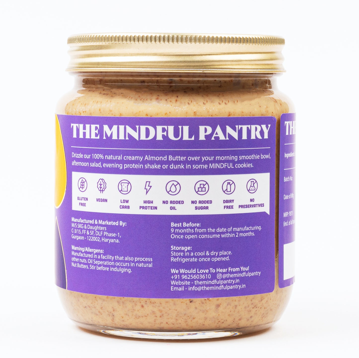 Almond Butter Oh So Creamy