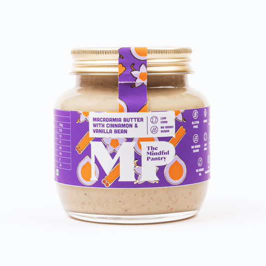 Macadamia Butter with Cinnamon and Vanilla Bean