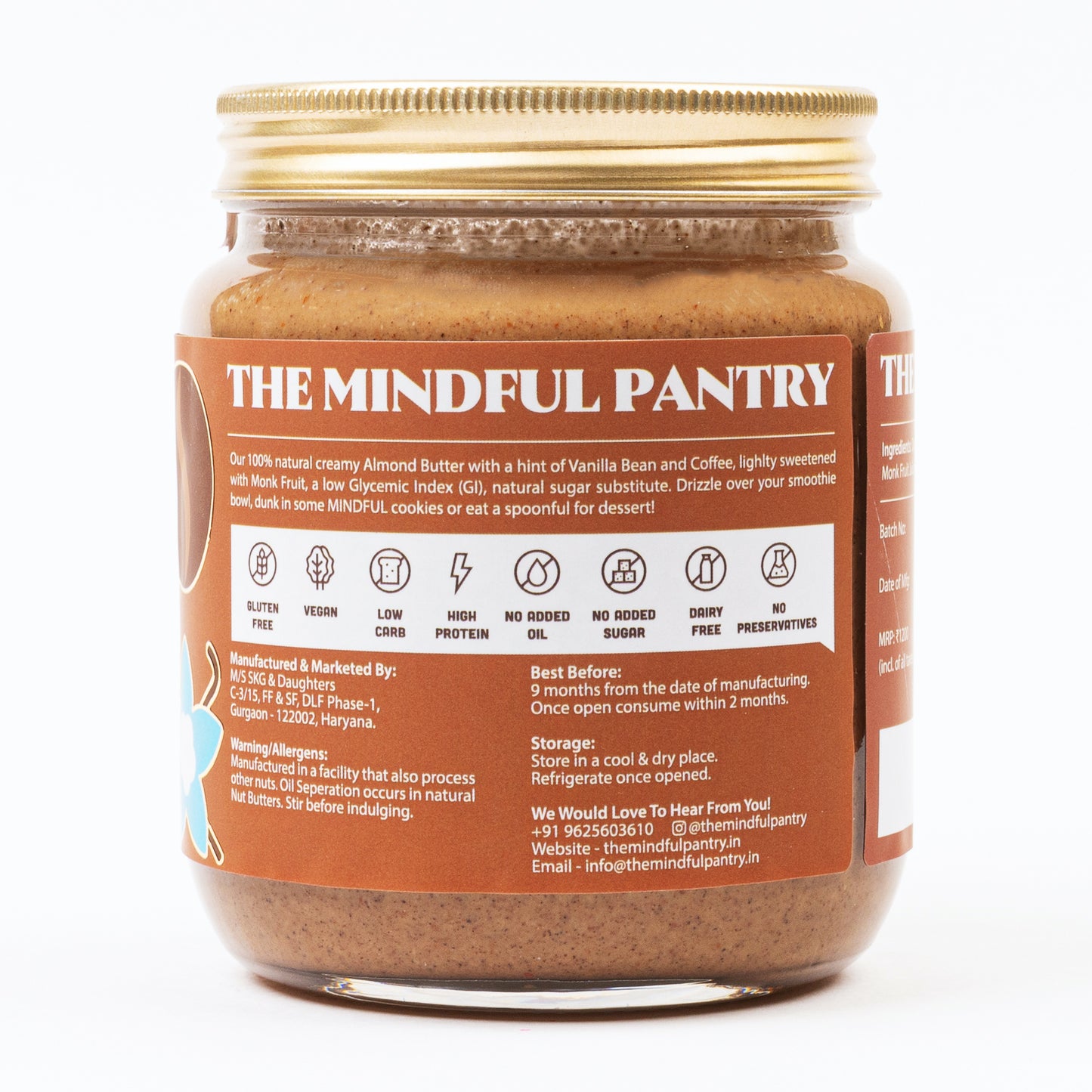 Almond Butter with Vanilla Bean and Espresso