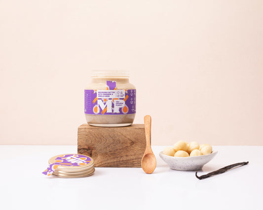 Macadamia Butter with Cinnamon and Vanilla Bean